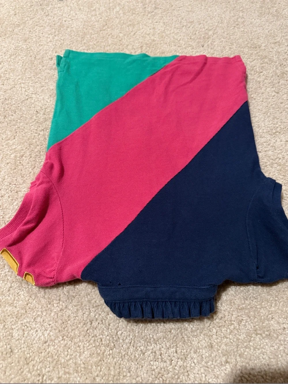 Ralph Lauren Colorblock Polo tops in Navy, Pink & Teal